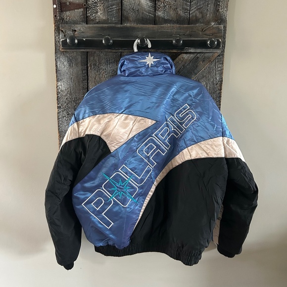 Men's Vintage Polaris Ski Jacket Metallic Colour Block - Picture 2 of 6